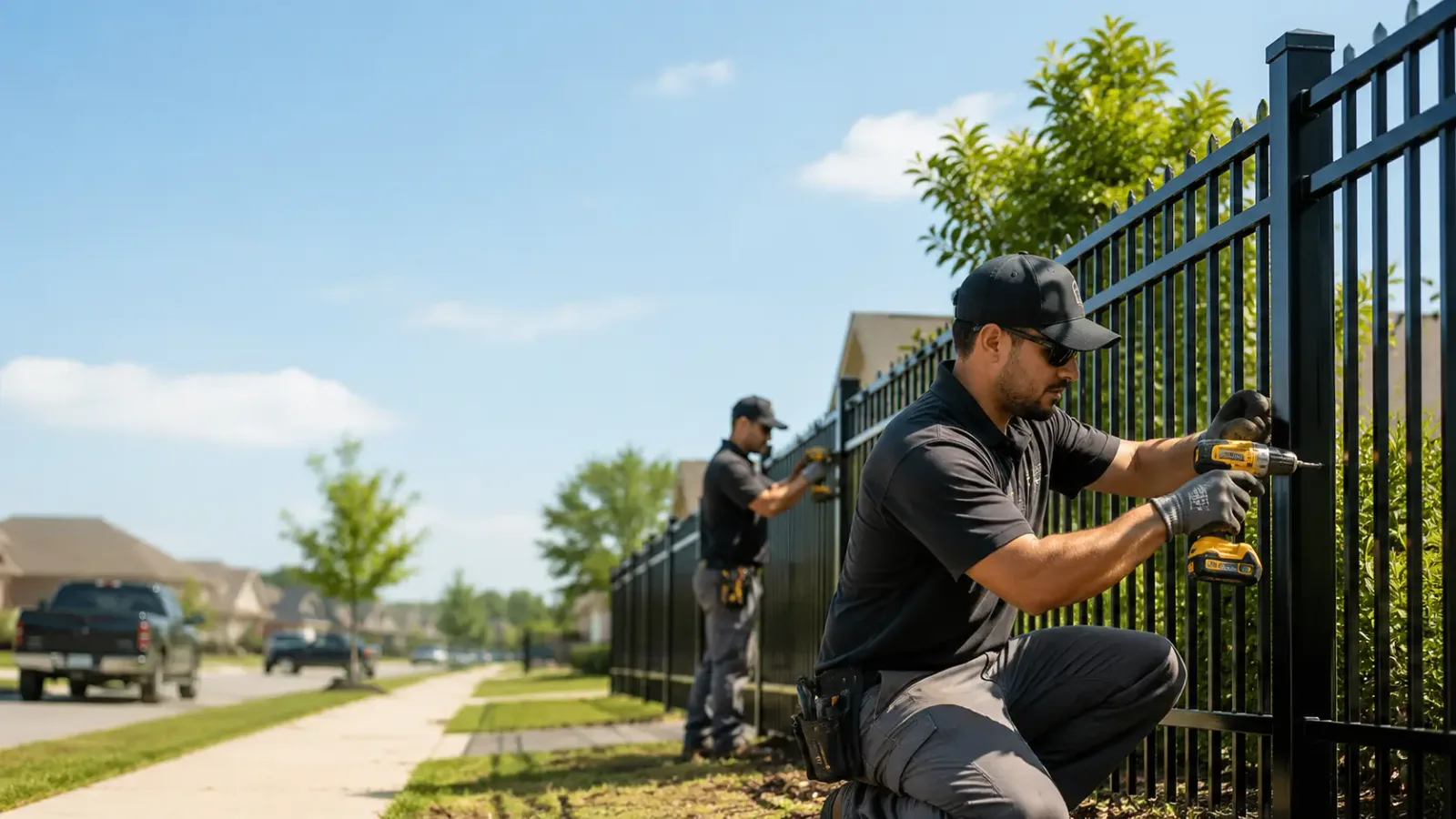 Metal Fence Installation in Cost, TX